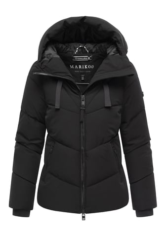 Chaqueta acolchada de invierno Marikoo Kwamee para mujer con capucha y cremallera bidireccional