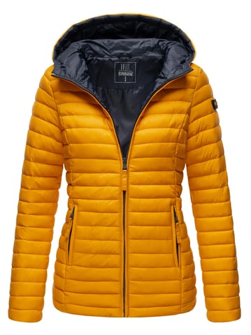 Marikoo chaqueta acolchada mujer – Asraa ligera con capucha y forro en contraste