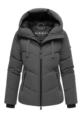 Chaqueta acolchada de invierno Marikoo Kwamee para mujer con capucha y cremallera bidireccional