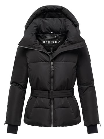 Chaqueta acolchada Marikoo Aleyna para mujer con cinturón y cierres magnéticos