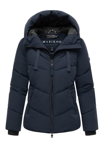 Chaqueta acolchada de invierno Marikoo Kwamee para mujer con capucha y cremallera bidireccional