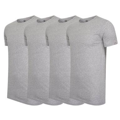 Cappuccino Italia Tee SS 4-Pack Camisetas Gris