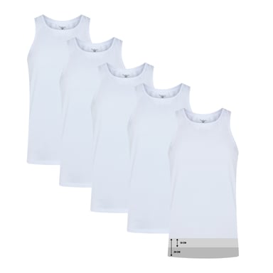 Cappuccino Italia Tee SS 5-Pack Camiseta interior Blanco