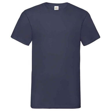 Fruit of the Loom Unisex Adult Valueweight V Neck T-Shirt (Deep Navy)