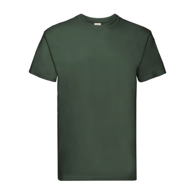Fruit of the Loom Unisex Adult Super Premium T-Shirt (Bottle Green)