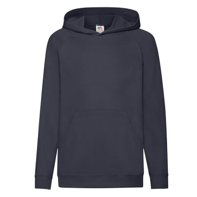 Fruit of the Loom Childrens/Kids Lightweight Hoodie (Deep Navy)