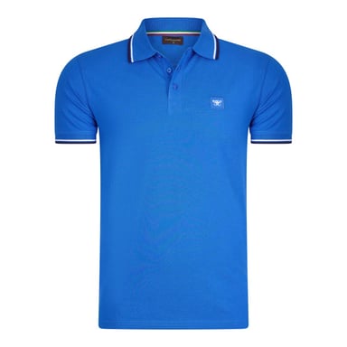 Cappuccino Italia Polo SS Polo Applique Pique Azul