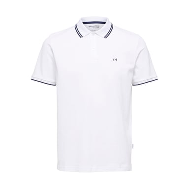 Selected Polo SS Dante Sport Polo Blanco