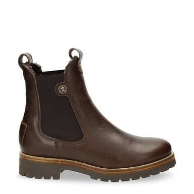 Botas Chelsea de piel marrón Francesca B13 para mujer de Panama Jack