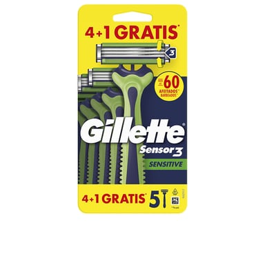 Gillette Sensor3 Sensitive Cuchilla Afeitar Desechable
