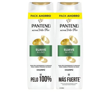 Pantene Suave Y Liso Champú Lote 2 X 325 ml