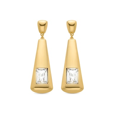 Pendientes Luxenter terminados en oro amarillo de 18k - Mayate
