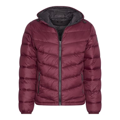 Cappuccino Italia Chaqueta Invierno Chaqueta de invierno con capucha Borgoña Rojo