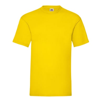 Fruit of the Loom Unisex Adult Valueweight T-Shirt (Yellow)