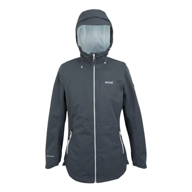 Regatta Womens/Ladies Hamara IV Waterproof Jacket (Seal Grey/Oyster Mushroom)