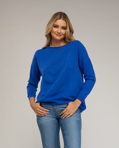 Jersey de punto fino ancho