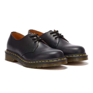 Zapatos de Cuero Liso Dr. Martens para Mujer 1461 - (Negro)