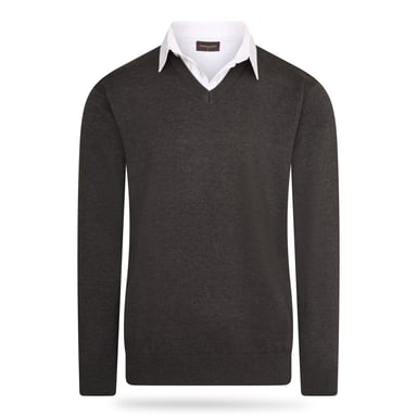 Cappuccino Italia Jersey Jersey de punto gris antracita