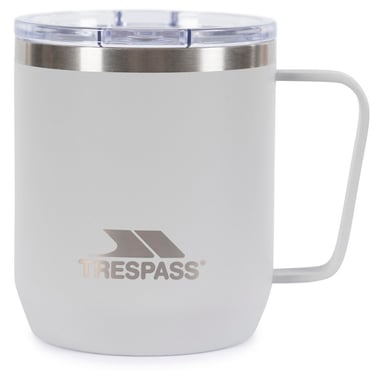 Trespass Nooper Stainless Steel Travel Mug (Platinum)