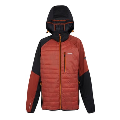 Regatta Mens Andreson Pro Hybrid Jacket (Black/Red Ochre)