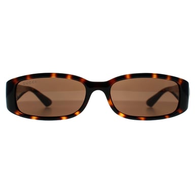 Gucci Rectángulo Mujer Marrón Habana Marrón GG1661S