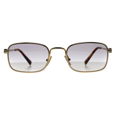 Miu Miu Rectangle Womens Gold Gris oscuro a transparente degradado MU53AS