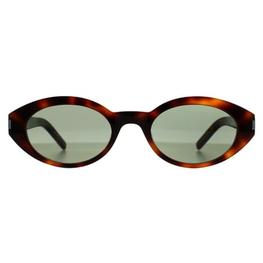 Saint Laurent Oval Womens Habana Verde SL567