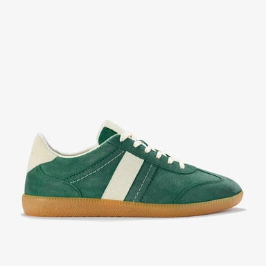 Zapatos de ante verde oscuro Stara Walk