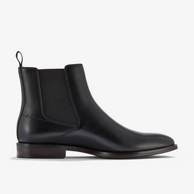 Botas Negras de Piel Banstead Hi