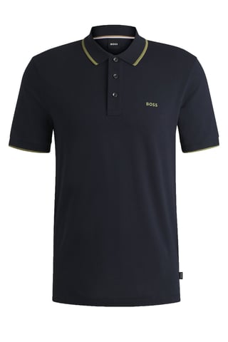 Boss Black Parlay 190 Polo Shirt Navy