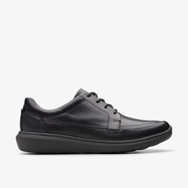 Zapatos de Cuero Negro Watchet Lace