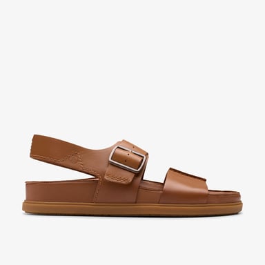 Sandalias de Cuero Marrón Torford con Tiras