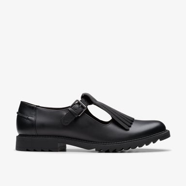 Zapatos de Cuero Negro Griffin Mia2
