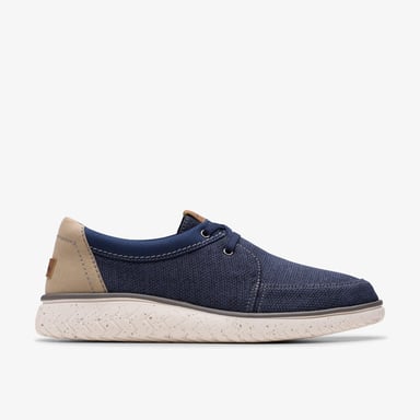 Zapatos Combi RelaxLite con Cierre de Encaje en Color Marino
