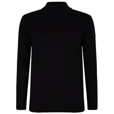 Presly & Sun Jersey Jordan Mock Turtle Pullover Negro