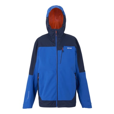 Regatta Mens Highton IV Stretch Waterproof Jacket (Olympian Blue/Navy)