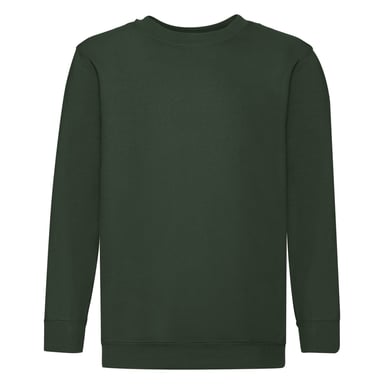 Fruit of the Loom Childrens/Kids Premium Set-in Sweatshirt (Bottle Green)
