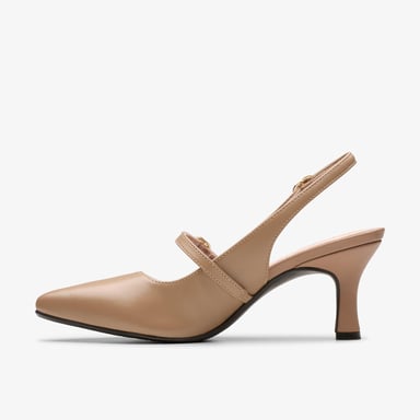 Zapatos de Cuero Beige Cálido Kataleyna Ruby