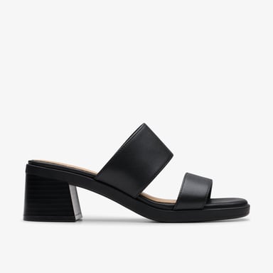 Sandalias de Cuero Negro Jaylan Dusk
