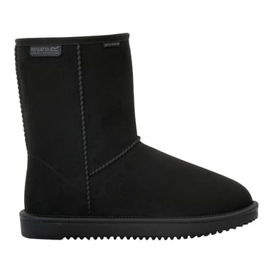 Regatta Womens/Ladies Risely Waterproof Faux Fur Lined Winter Boots (Black)