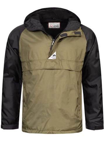 Chaqueta impermeable Arctic Seven para hombre – Negro oliva