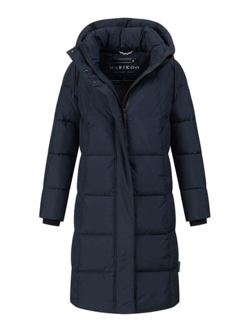 Abrigo acolchado largo de invierno Marikoo Tabiaa XVI para mujer con capucha y forro polar