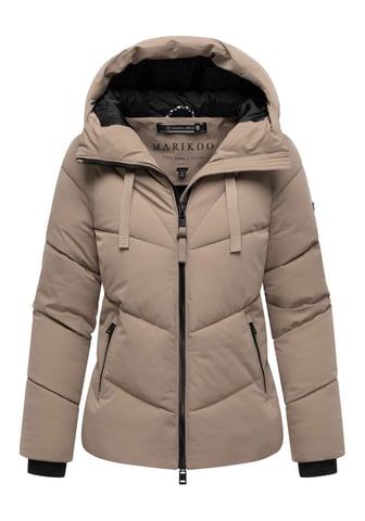 Chaqueta acolchada de invierno Marikoo Kwamee para mujer con capucha y cremallera bidireccional