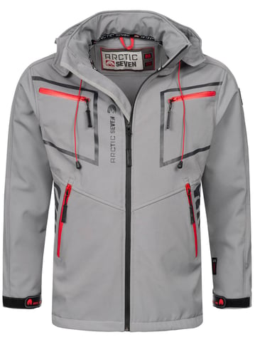 Chaqueta Softshell para Hombre Arctic Seven Gris Claro