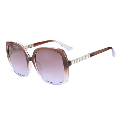 Gafas de sol cuadradas de gran tamaño con piedras de strass