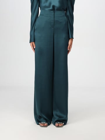 Pantalones de seda de pierna ancha