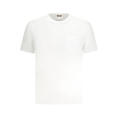 Camiseta de bolsillo de manga corta con cuello redondo