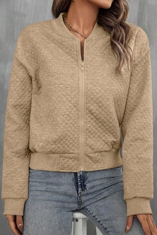 Chaqueta acolchada con cremallera