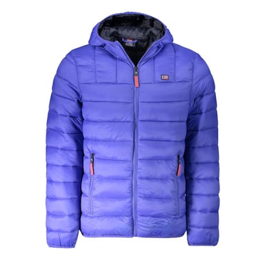 Chaqueta acolchada con capucha ligera y con cremallera