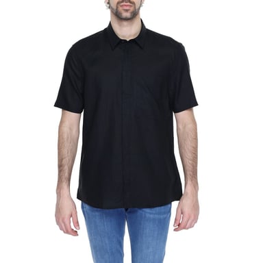 Camisa de lino de manga corta